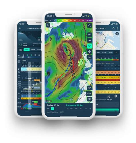 windfinder live weather radar.